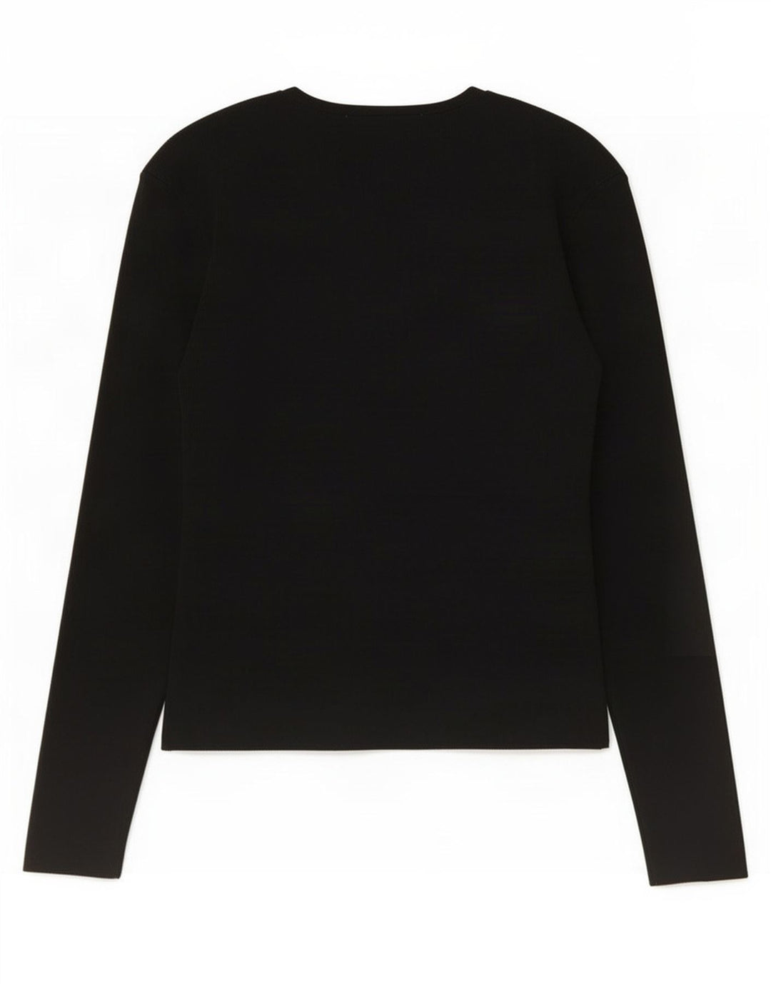 Damski top z długim rękawem Zara UK 14, duży, czarny nylon