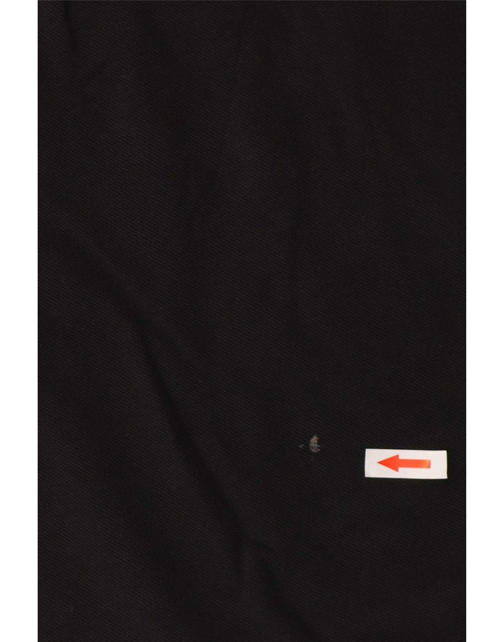 Męska koszulka polo Adidas, średnia czarna, bawełniana