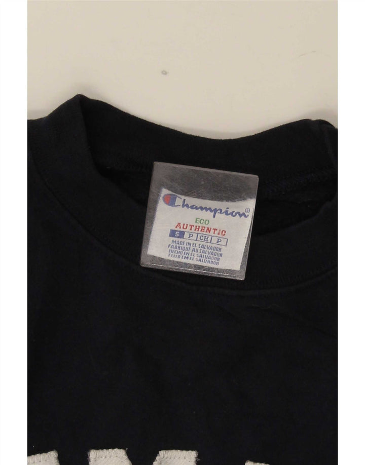 Męska bluza Champion Summit Graphic Sweter, mała, granatowa, bawełniana