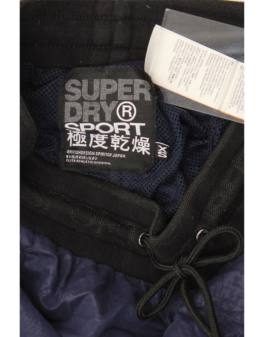 Damskie spodnie dresowe SUPERDRY Joggers UK 6 XS Granatowy nadruk zwierzęcy