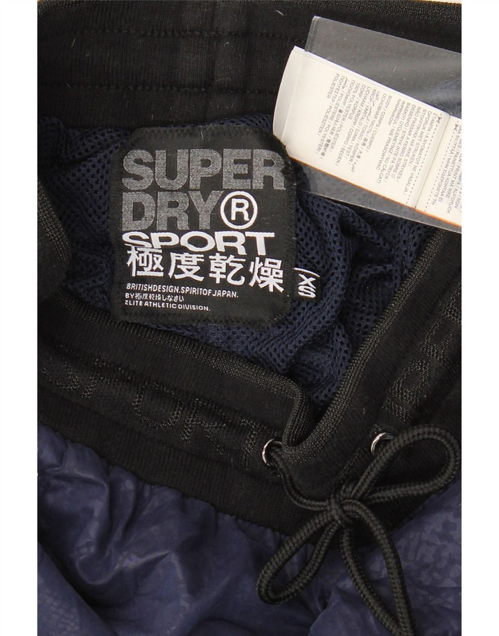 Damskie spodnie dresowe SUPERDRY Joggers UK 6 XS Granatowy nadruk zwierzęcy