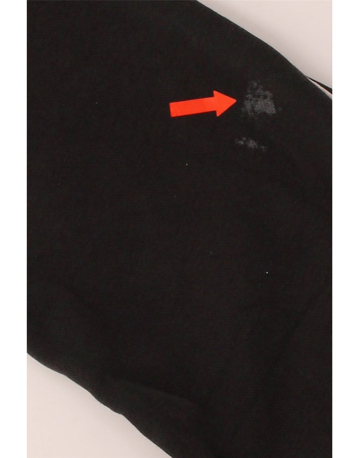 ADIDAS Mens Hoodie Jumper Medium Black Cotton Vintage Adidas and Second-Hand Adidas from Messina Hembry 