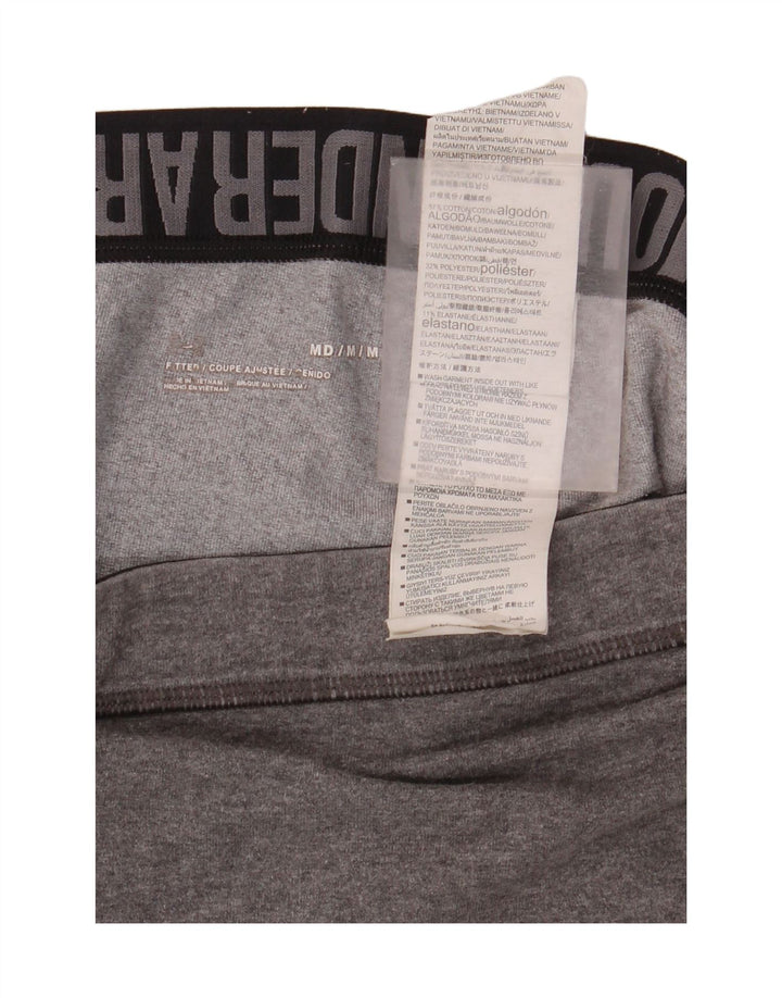 Damskie legginsy Capri Under Armour Graphic UK 14, średnioszare, bawełniane