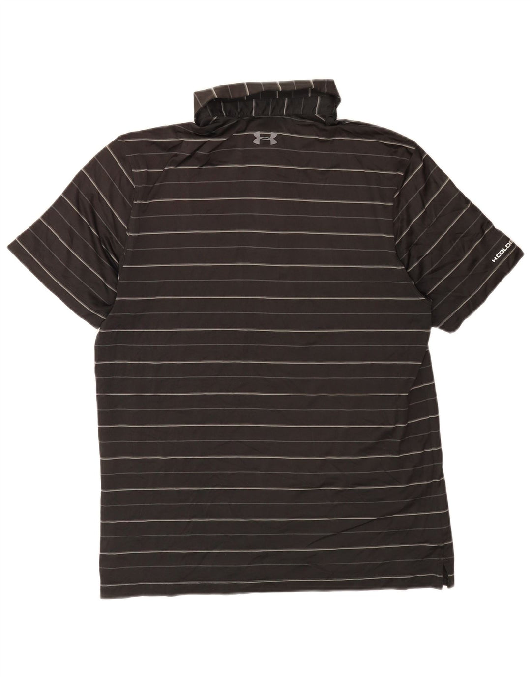 Męska koszulka polo Under Armour Heat Gear w średnie czarne paski