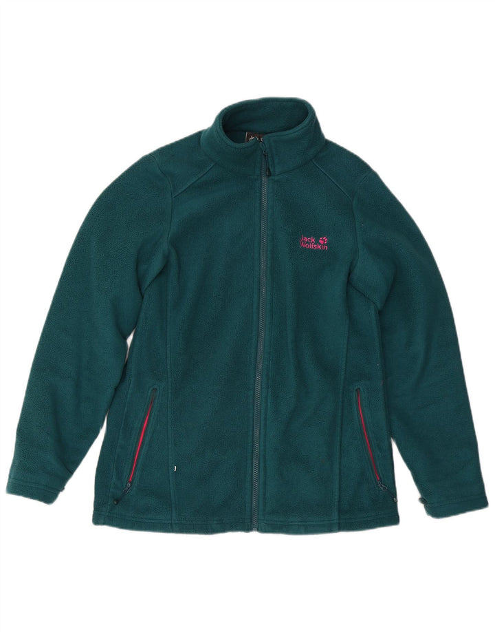 Damska kurtka polarowa Jack Wolfskin z podszewką UK 12/14, średni zielony poliester