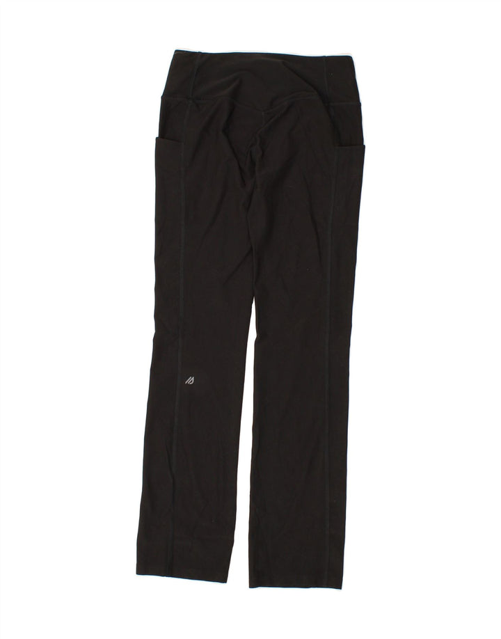 EDDIE BAUER Womens Tracksuit Trousers UK 8 Small  Black Polyester Vintage Eddie Bauer and Second-Hand Eddie Bauer from Messina Hembry 