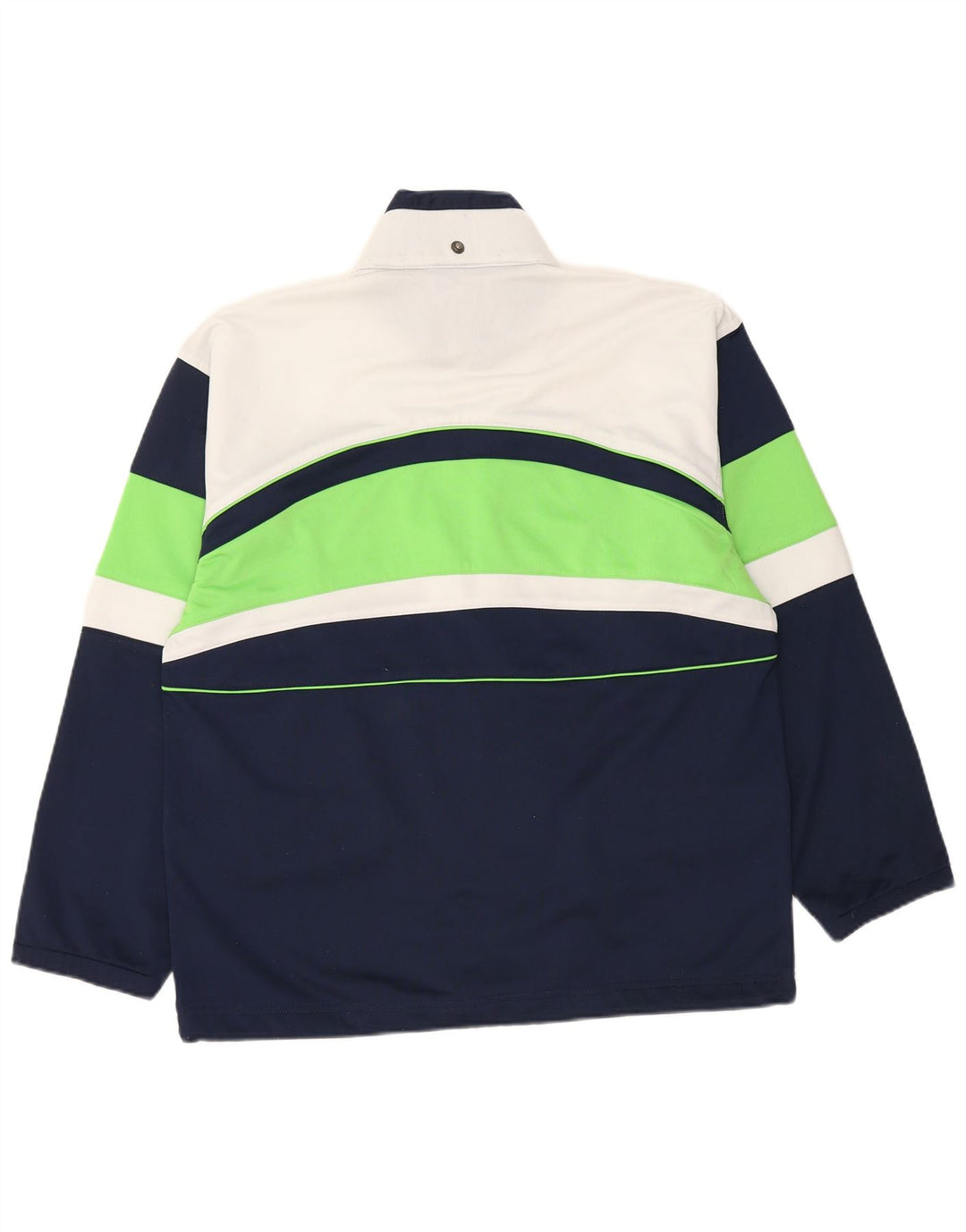 Męska kurtka dresowa Sergio Tacchini, mała, granatowa, z blokami kolorów