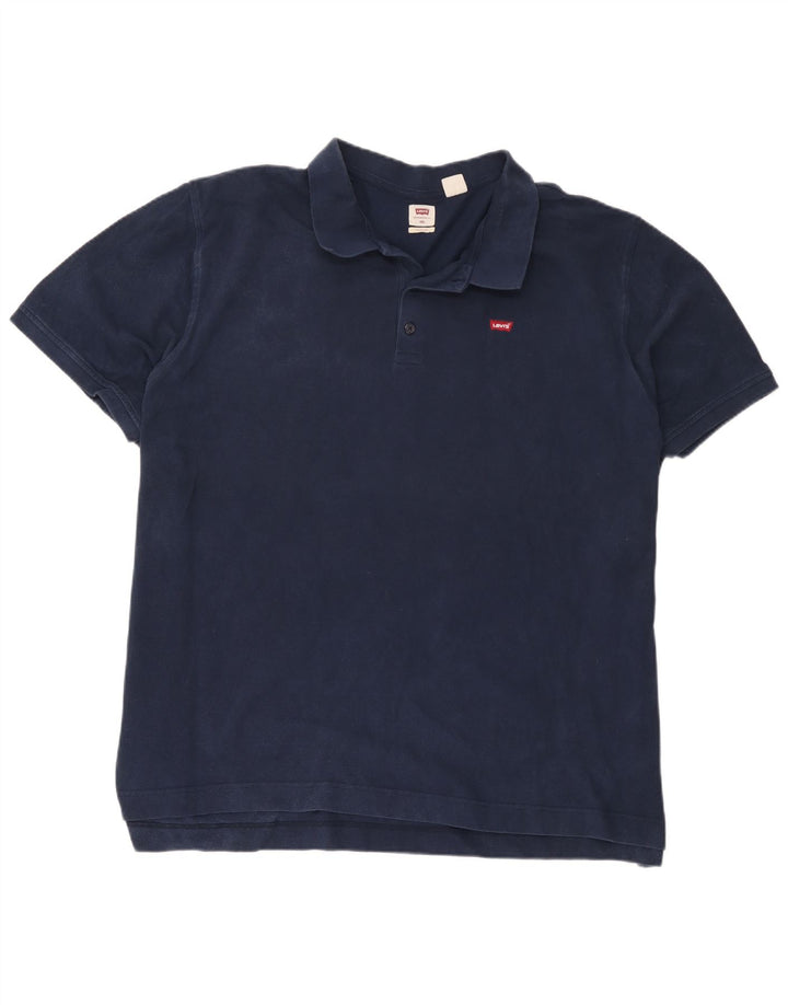 Męska standardowa koszulka polo Levi's 4XL, granatowa, bawełniana