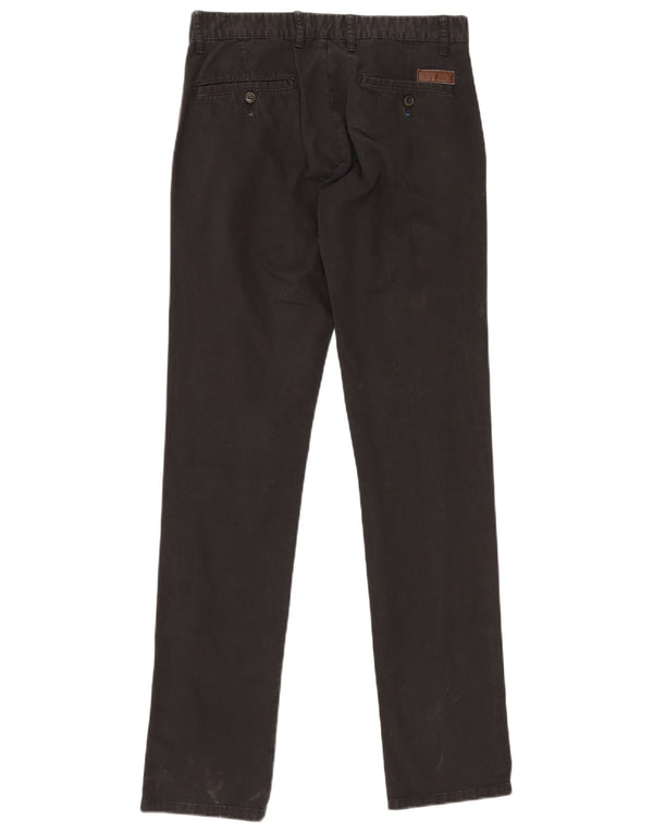 Męskie spodnie chino Zara EU 38 Small W30 L35 Czarna bawełna