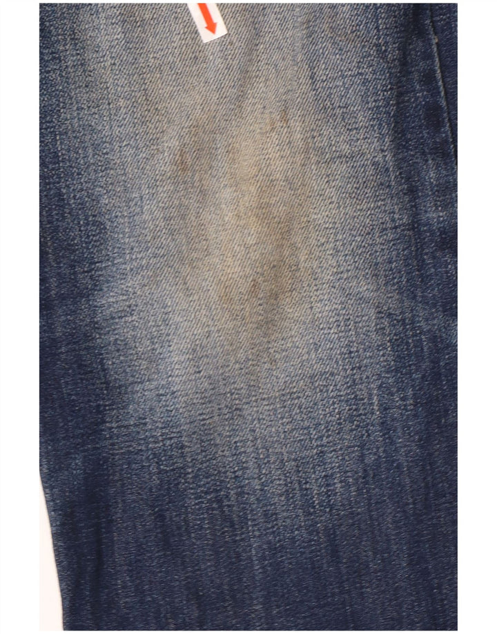 Męskie dżinsy Bootcut Fat Face o regularnym kroju W32 L30 Niebieska bawełna