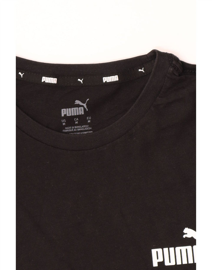 Męska koszulka T-shirt Puma, średnia czarna
