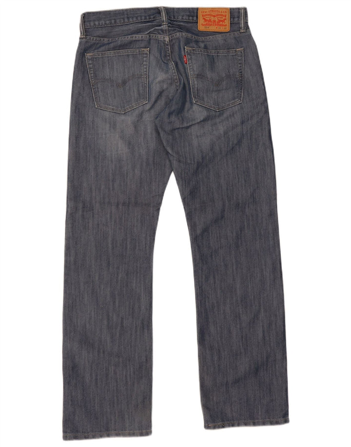 Męskie jeansy Levi's 514 Bootcut W33 L32 Niebieska bawełna