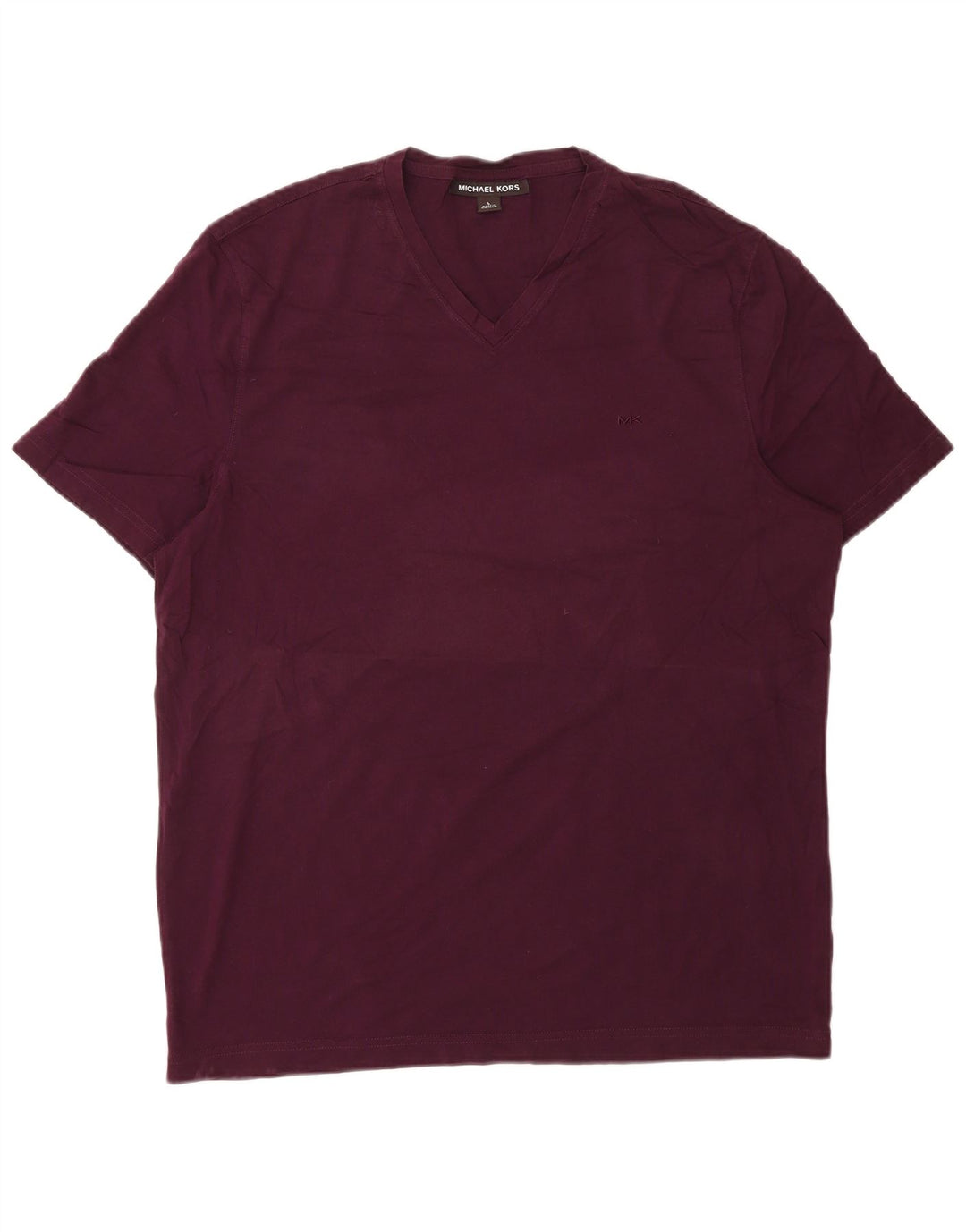 Męski T-shirt MICHAEL KORS, duży, bordowy