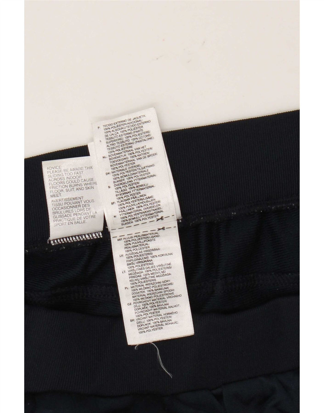Męskie spodnie dresowe Adidas XL granatowe, poliestrowe