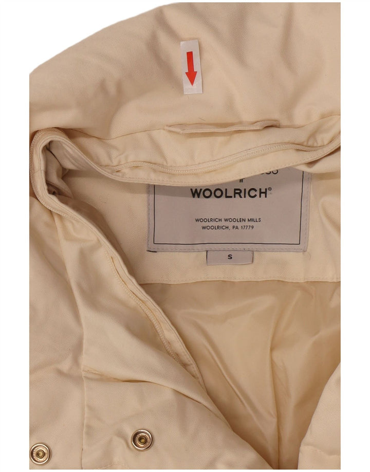Damska ocieplana kurtka Woolrich UK 10, mała, złamana biel, poliester