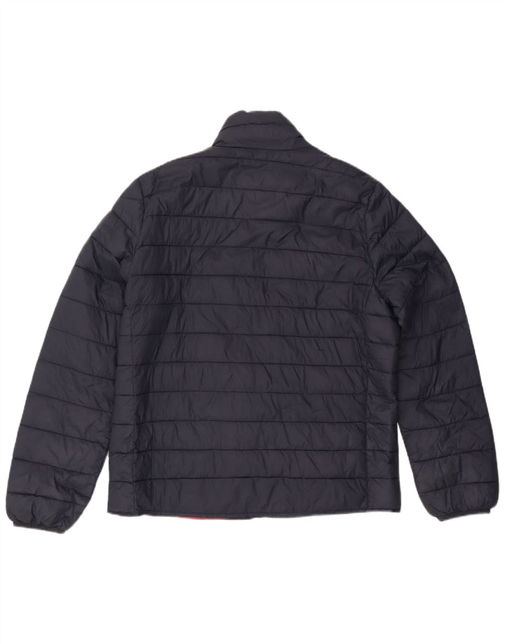 CREW CLOTHING Męska ocieplana kurtka UK 38 Średni granatowy nylon