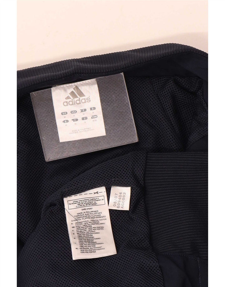 Męska kurtka dresowa Adidas Graphic, średnia granatowa, blok kolorów