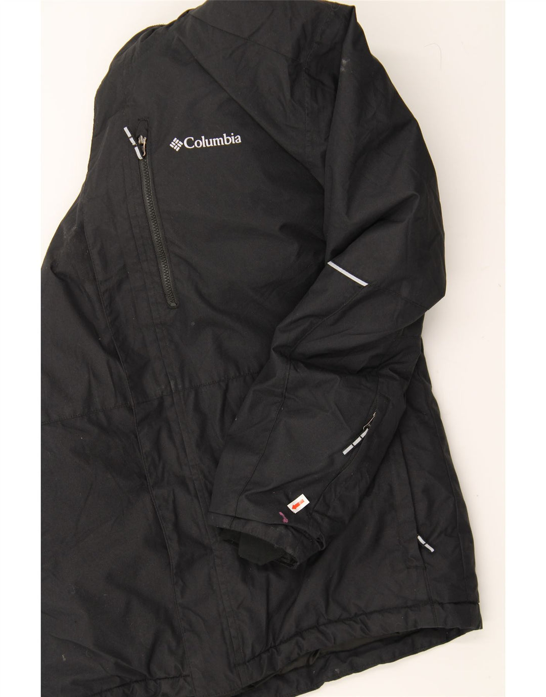 COLUMBIA Boys Omni-Shield Windbreaker Jacket 14-15 Years Large Black Vintage Columbia and Second-Hand Columbia from Messina Hembry 