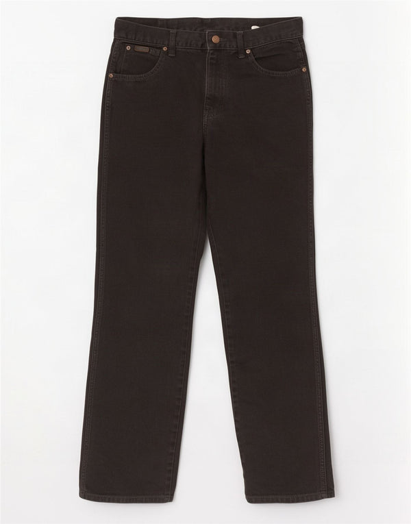 Męskie jeansy Wrangler Texas Straight W32 L32, czarne, bawełniane