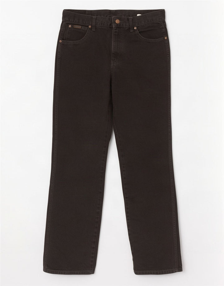 Męskie jeansy Wrangler Texas Straight W32 L32, czarne, bawełniane