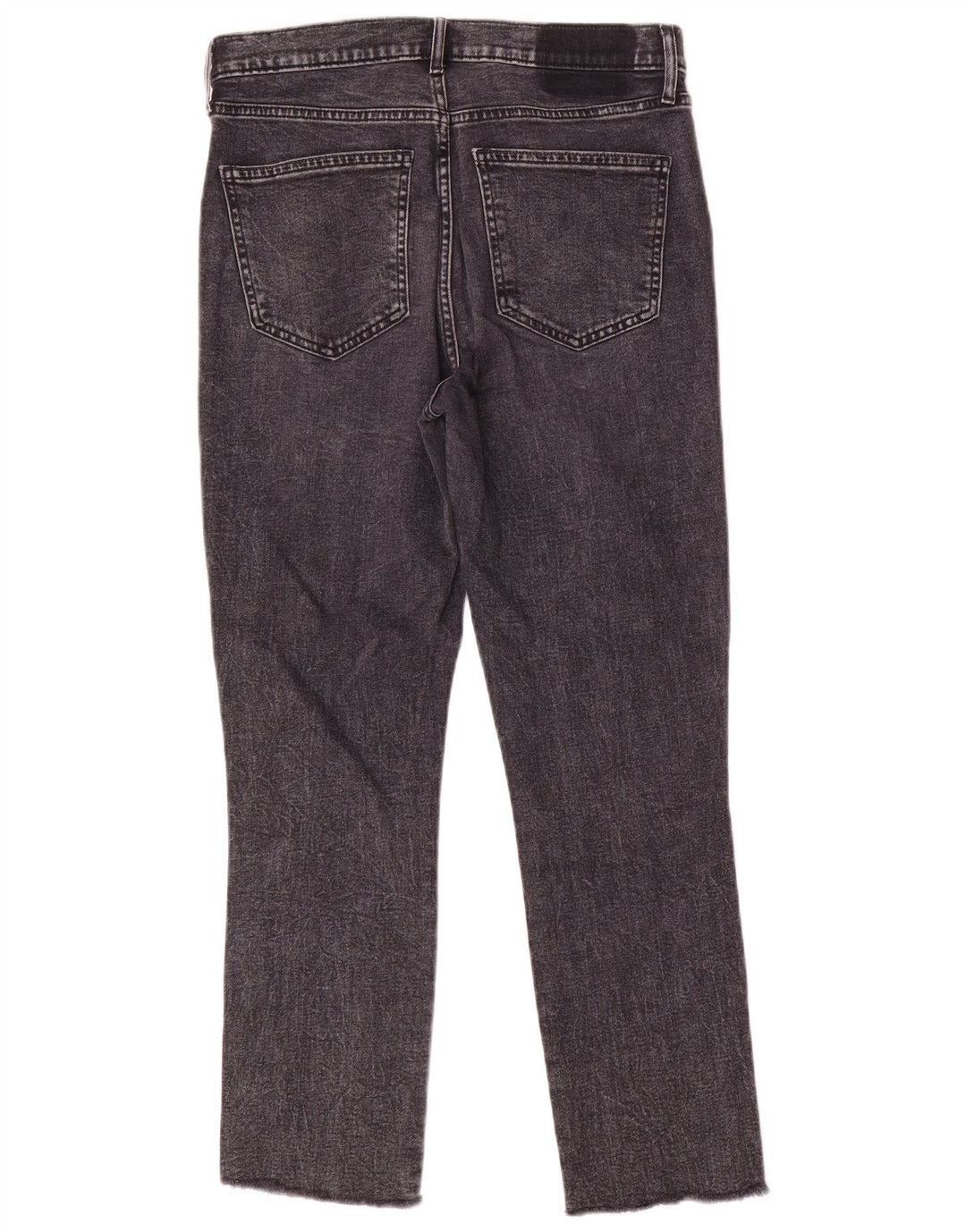 Damskie jeansy Gap Cigarette z wysokim stanem W29 L27 Szara bawełna