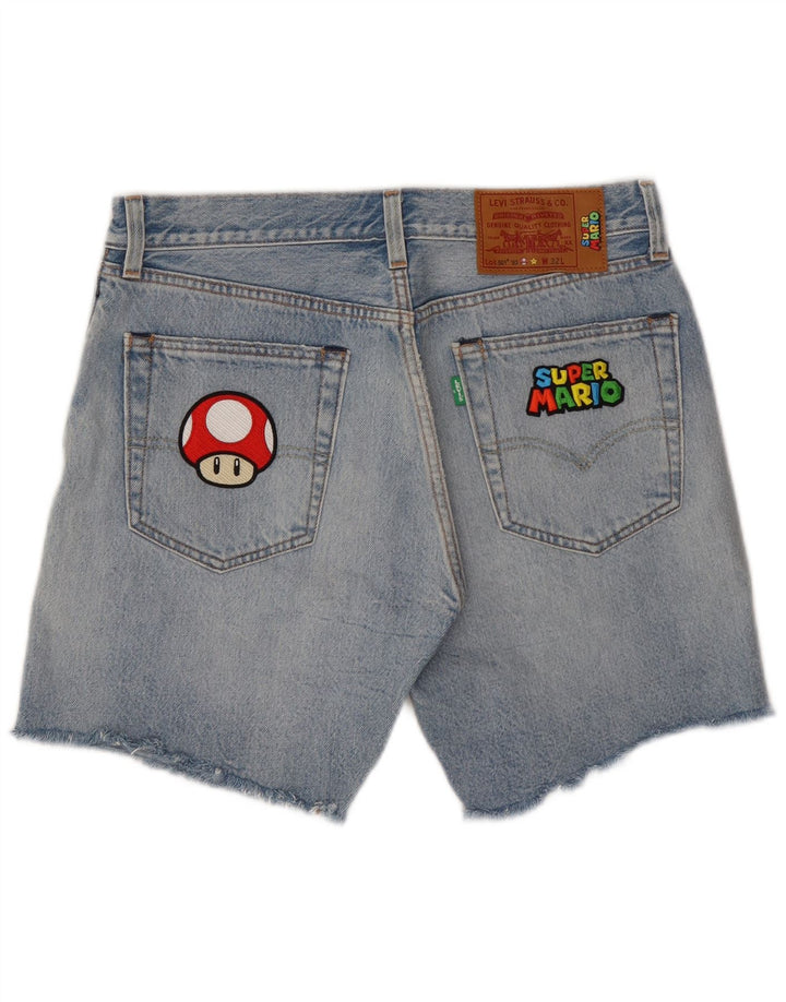 Męskie spodenki jeansowe Levi's 501 W32 Średnioniebieskie, bawełniane