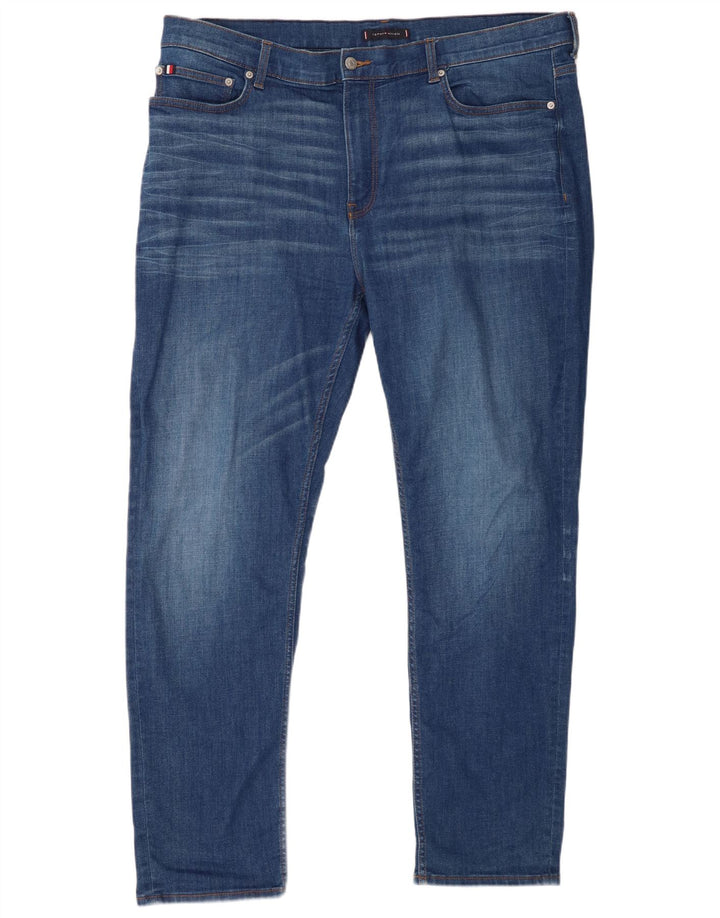 Męskie dżinsy Tommy Hilfiger Bleecker Slim W40 L32 Niebieska bawełna