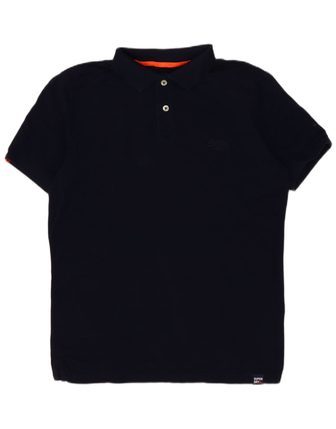 Męska koszulka polo Superdry, mała, granatowa, bawełniana
