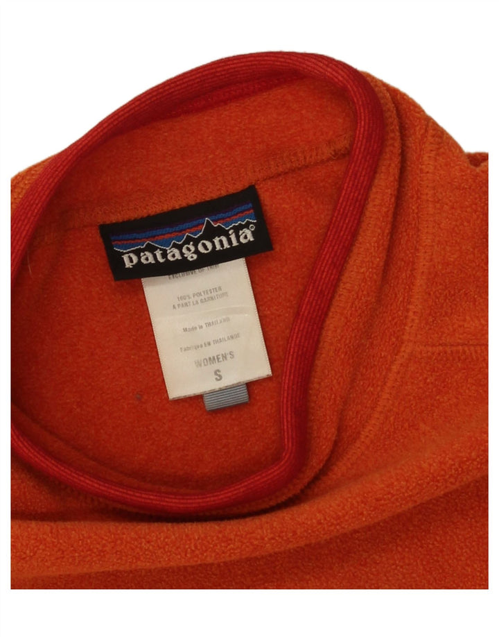 Damski sweter polarowy Patagonia UK 10, mały, pomarańczowy, poliester