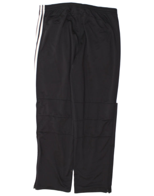 Męskie spodnie dresowe Adidas XL w czarne paski z poliestru