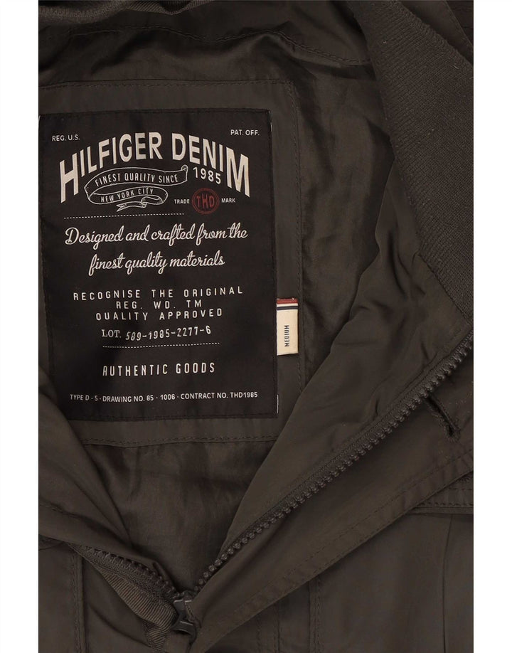 Męska kurtka wojskowa Tommy Hilfiger UK 38, średni khaki, poliester