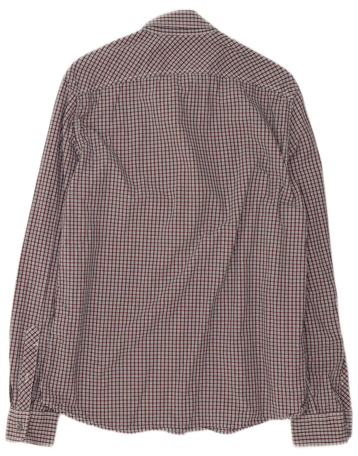Koszula męska Timberland Slim Fit, średnia czerwona kratka