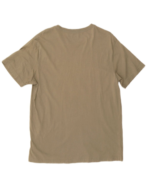Męski T-shirt z grafiką Hurley, duży, khaki
