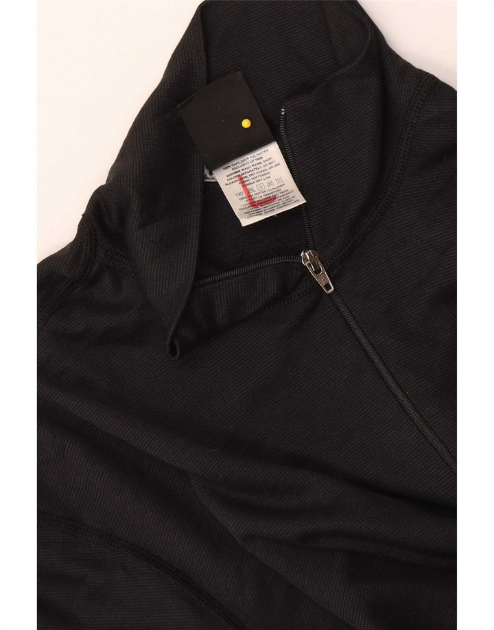 Damski T-shirt Patagonia z zamkiem błyskawicznym, UK 14, średni czarny poliester