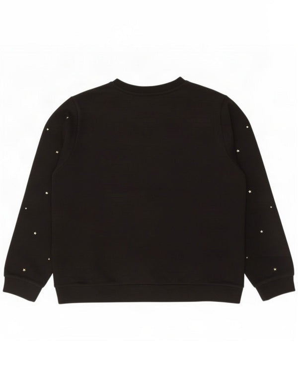 Marks & Spencer Damska bluza bluzowa Jumper UK 16 Large Black Spotted