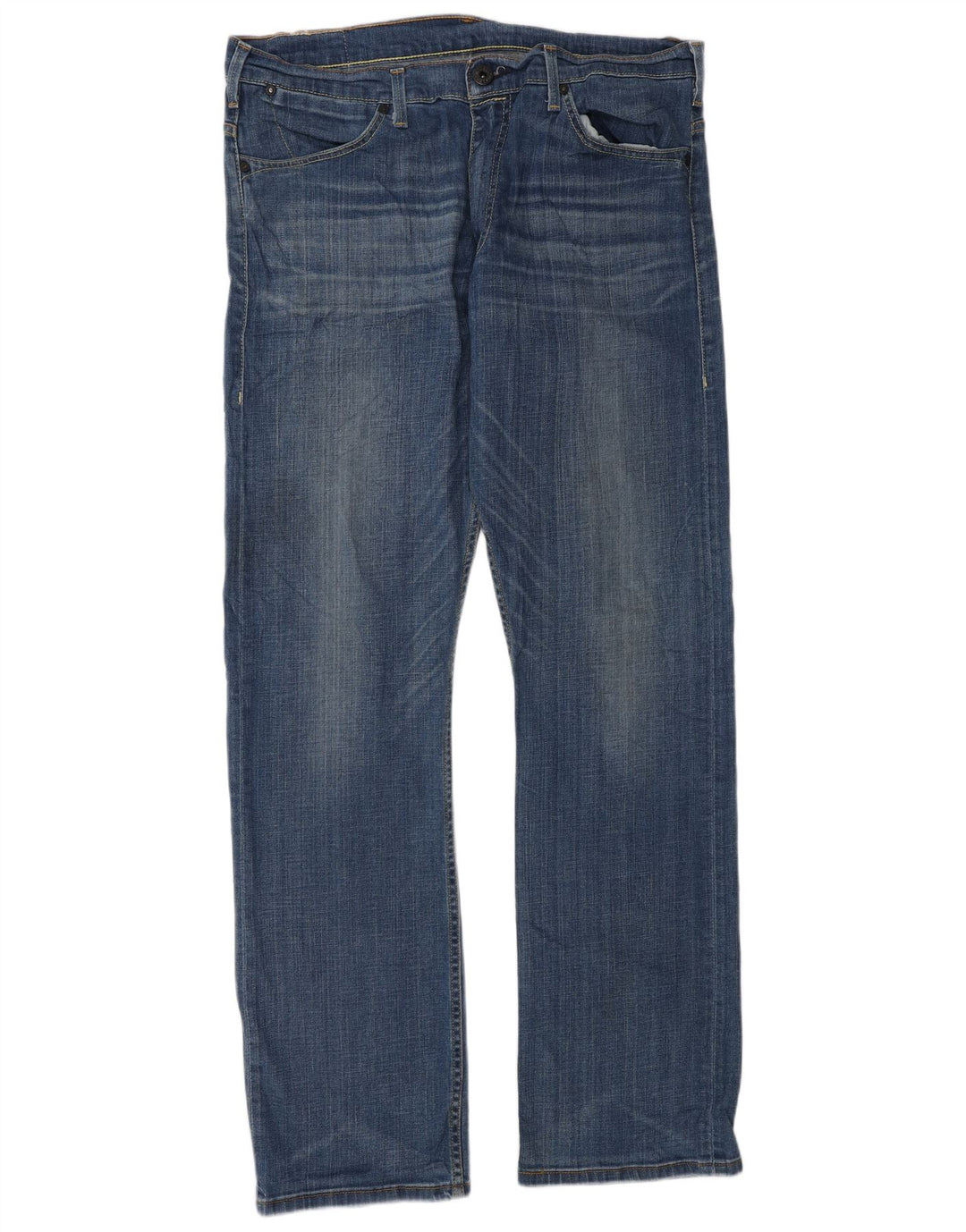 Męskie proste dżinsy Levi's W36 L34 Niebieskie bawełniane