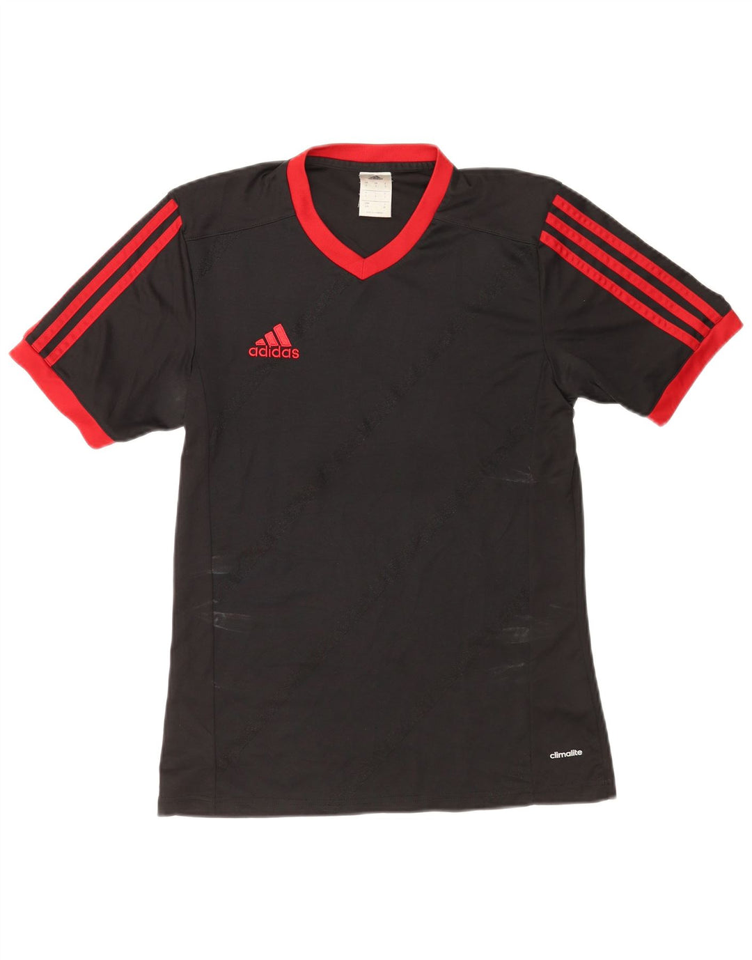 Adidas Męska koszulka Climalite Top w małe czarne paski