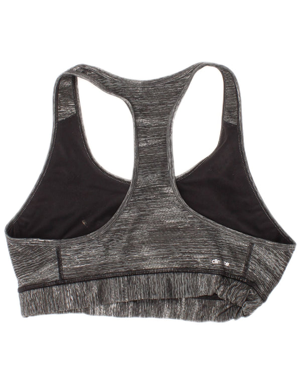 Adidas damski Climalite Sport Biustonosz Top UK 12/14 Medium Grey Forecked Sports