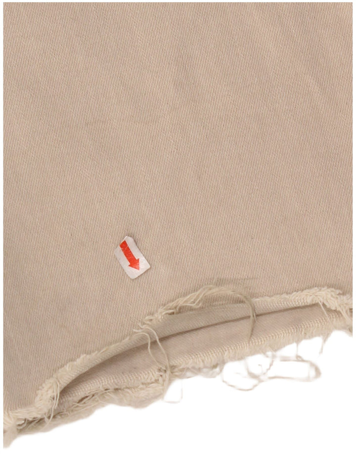 Dżinsy ZARA Damskie The Marine z szeroką nogawką i wysokim stanem EU 34 2XS W24 L29 Beżowe