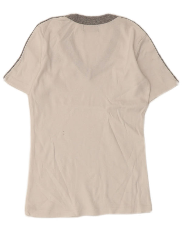 Damska koszulka Kappa Top UK 8 Small White Colorblock