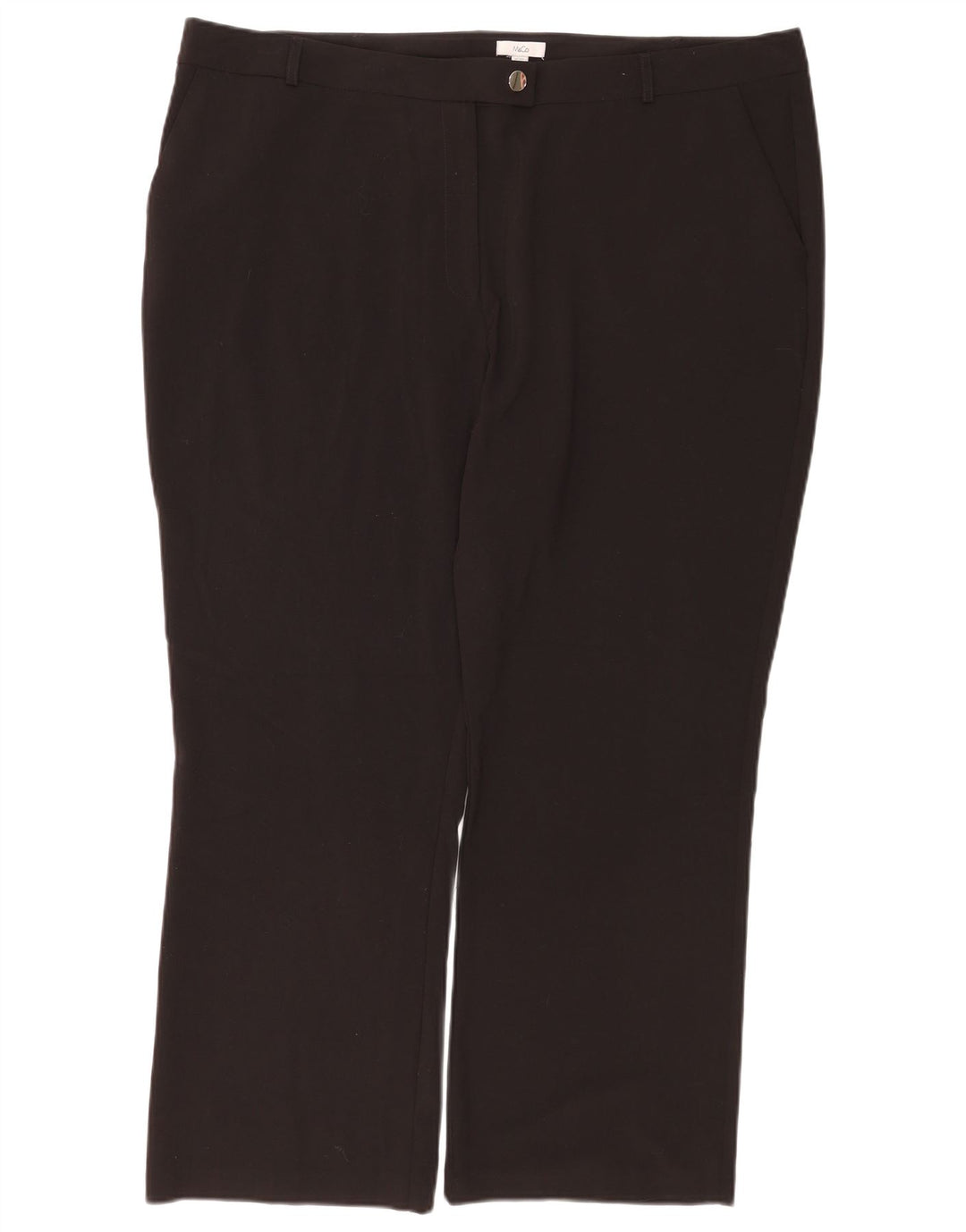Max&Co. Damskie spodnie garniturowe Bootcut UK 22 3XL W42 L29 Czarny poliester