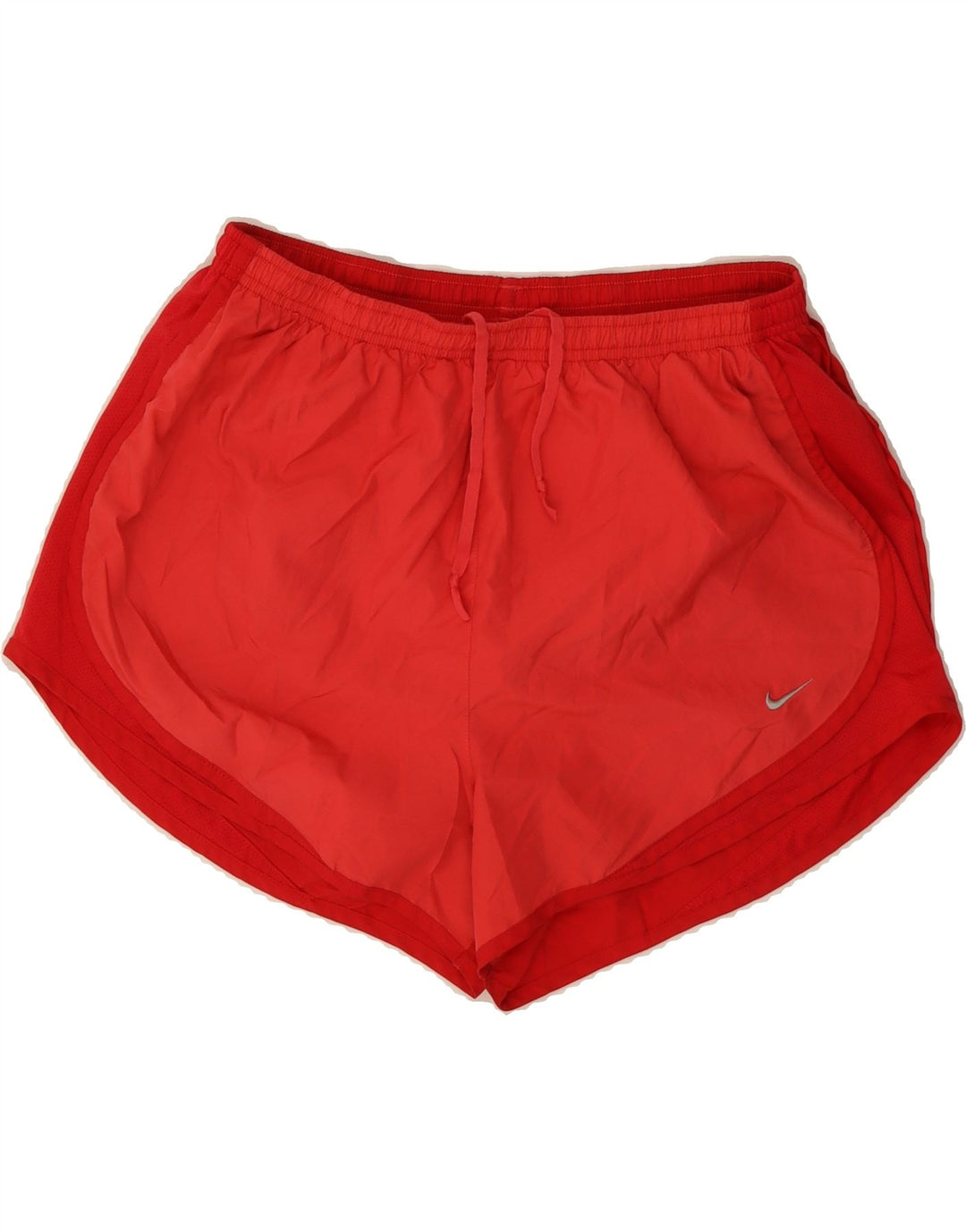 NIKE Womens Sport Shorts UK 16 Large  Red Polyester Vintage Nike and Second-Hand Nike from Messina Hembry 