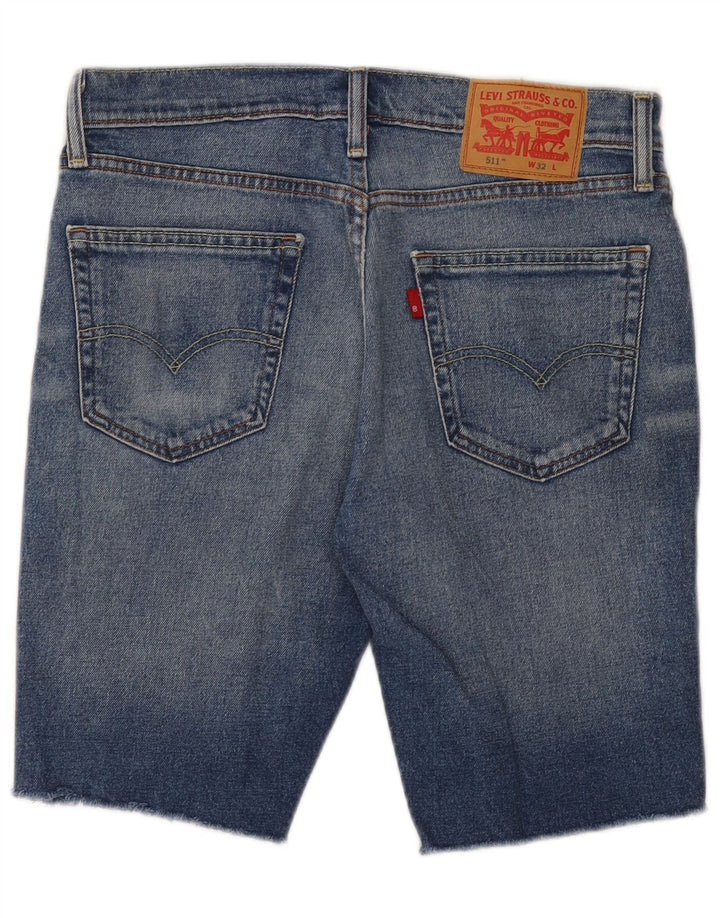 Męskie spodenki jeansowe Levi's 511 W32 Średnioniebieskie, bawełniane