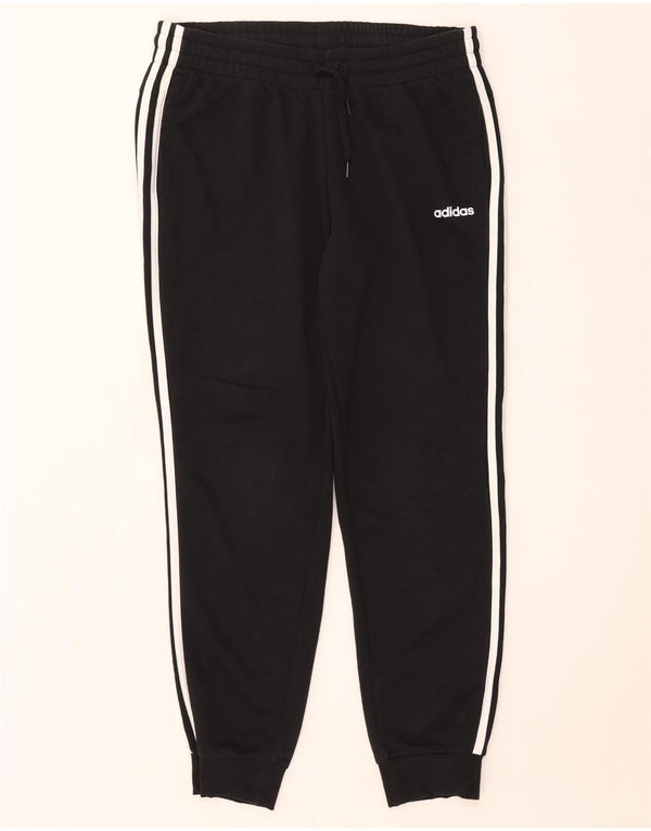Damskie spodnie dresowe Adidas Joggers UK 16/18, duże, czarne, bawełniane