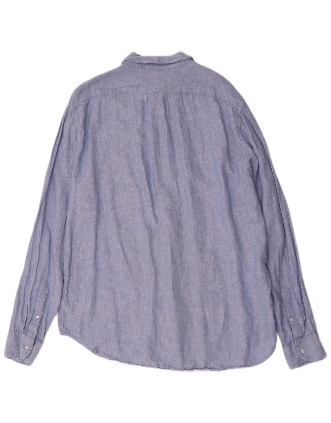 Koszula męska J. Crew Tall Classic Fit XL, niebieska lniana