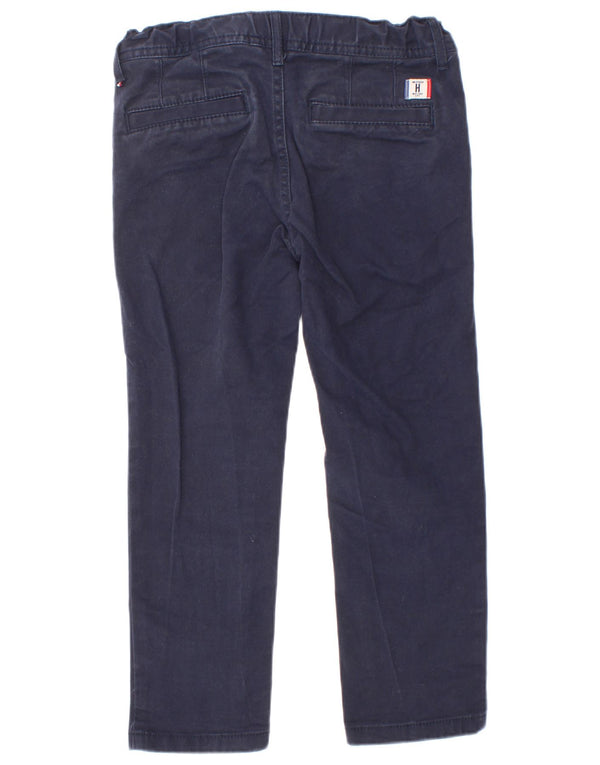 Spodnie Chino chłopięce Tommy Hilfiger Straight Chino 5-6 lat W22 L18 Granatowe