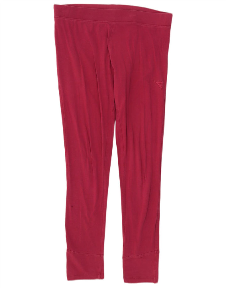 Legginsy damskie Diadora UK 14, duże, czerwone