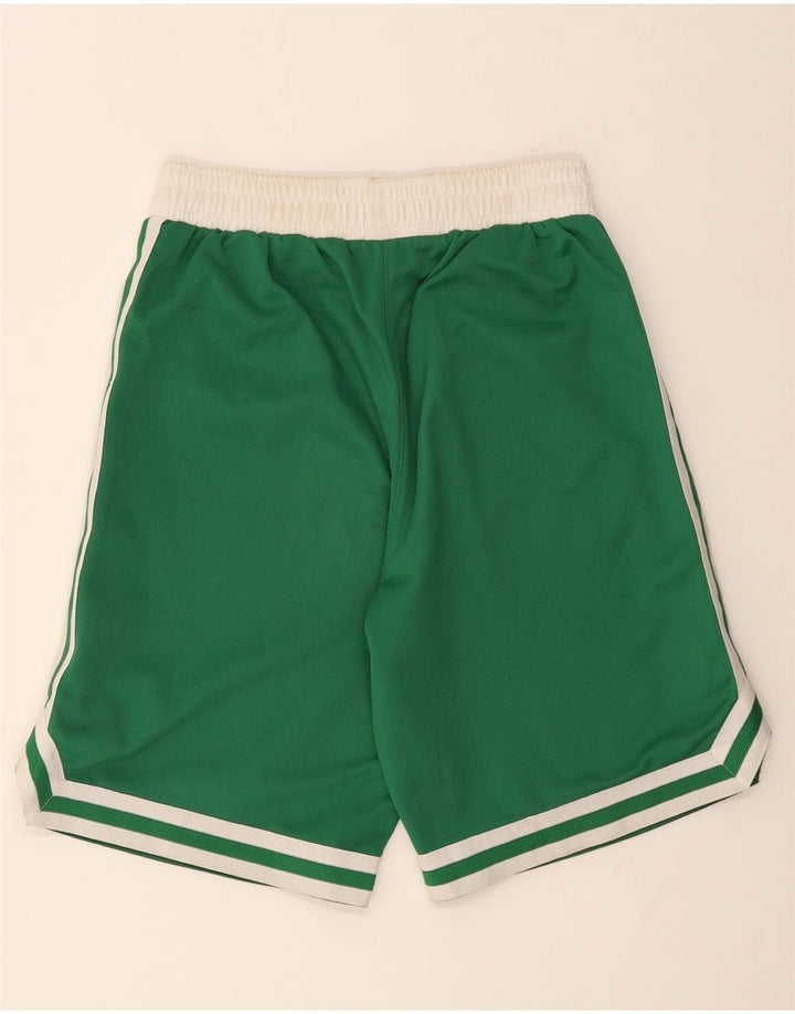 Męskie spodenki sportowe Adidas Boston Celtics Mały zielony poliester z blokami kolorów