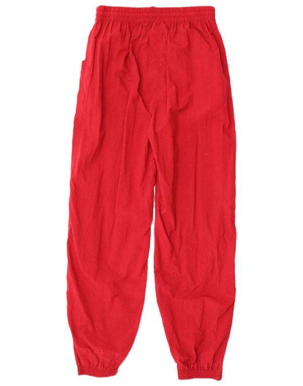 Damskie spodnie dresowe o luźnym kroju Crane Joggers UK 14, duże, czerwone, poliamidowe