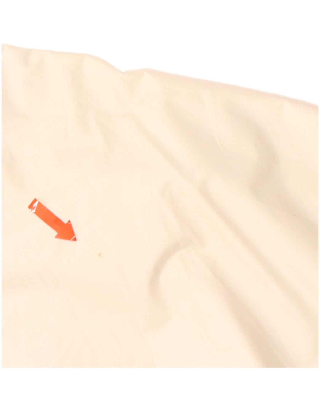 K-WAY Męska kurtka przeciwdeszczowa z kapturem 2000 UK 44 2XL Biały poliamid z blokami kolorów